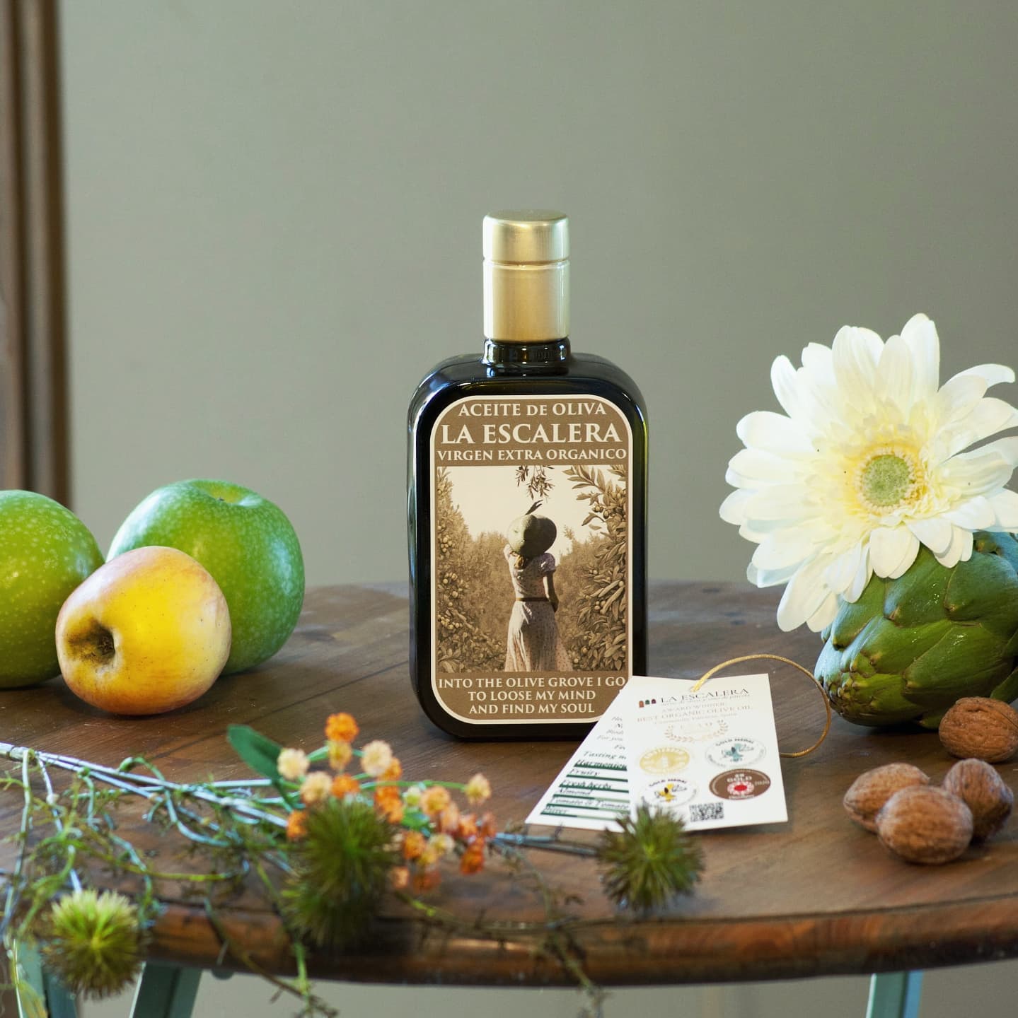 La Escalera Organic Extra Virgin Olive Oil 500Ml - Cold press - Native Blend - High in Polyphenols