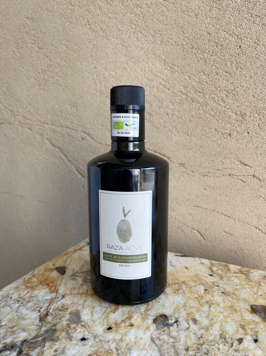 Raza Aove Organic Extra Virgin Olive Oil  500ML -  1st Cold pressed - Full Moon Harvest